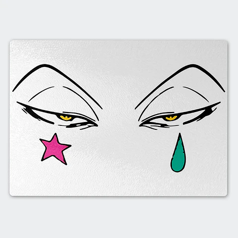 Tabla de cocina - Diseño Hisoka Minimal Eyes