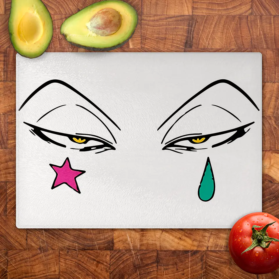 Tabla de cocina - Diseño Hisoka Minimal Eyes 2