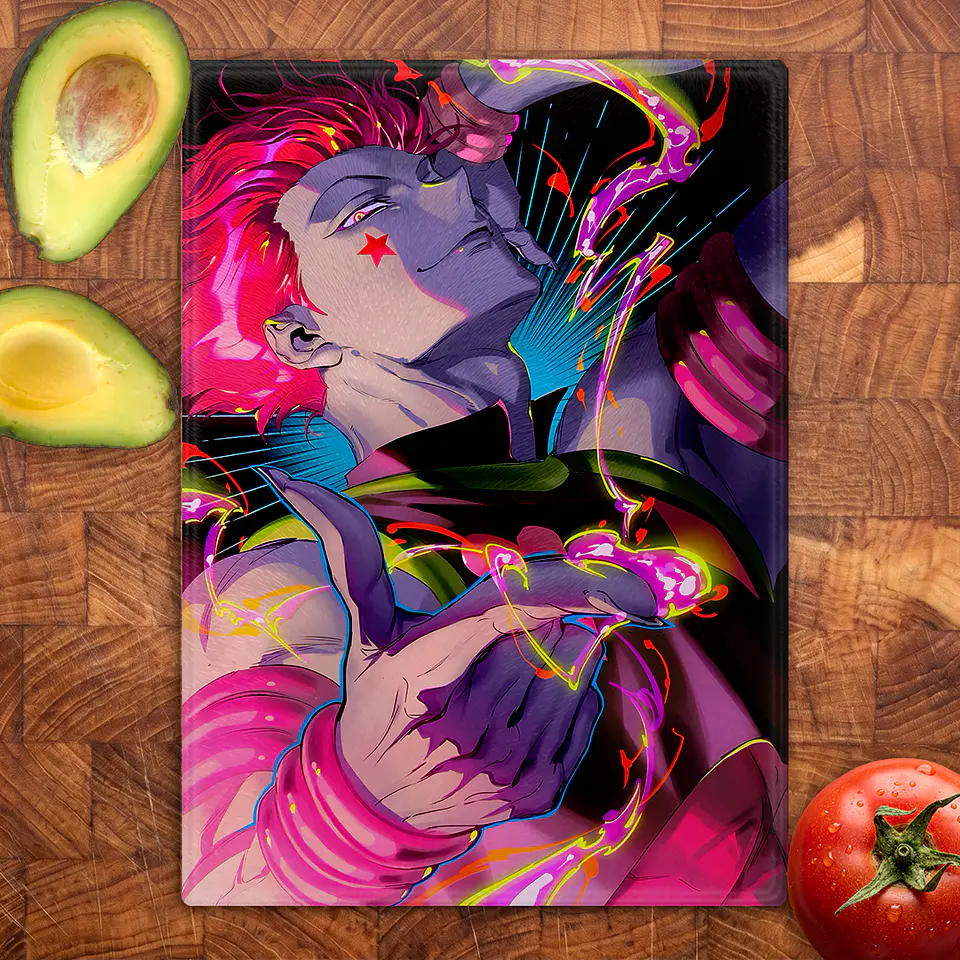 Tabla de cocina - Diseño Hisoka Bungee Gum Neon 2