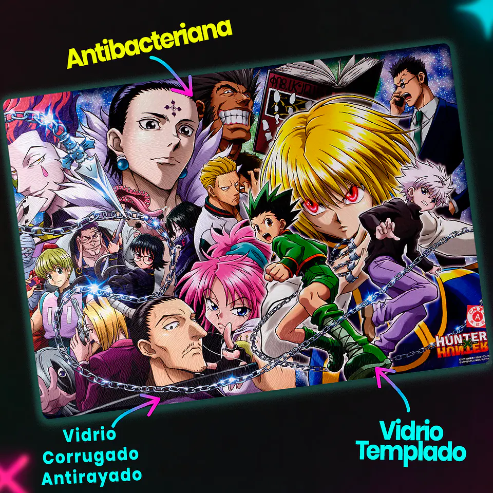 Tabla de cocina - Diseño Hunter x Hunter Yorknew All-Stars 3