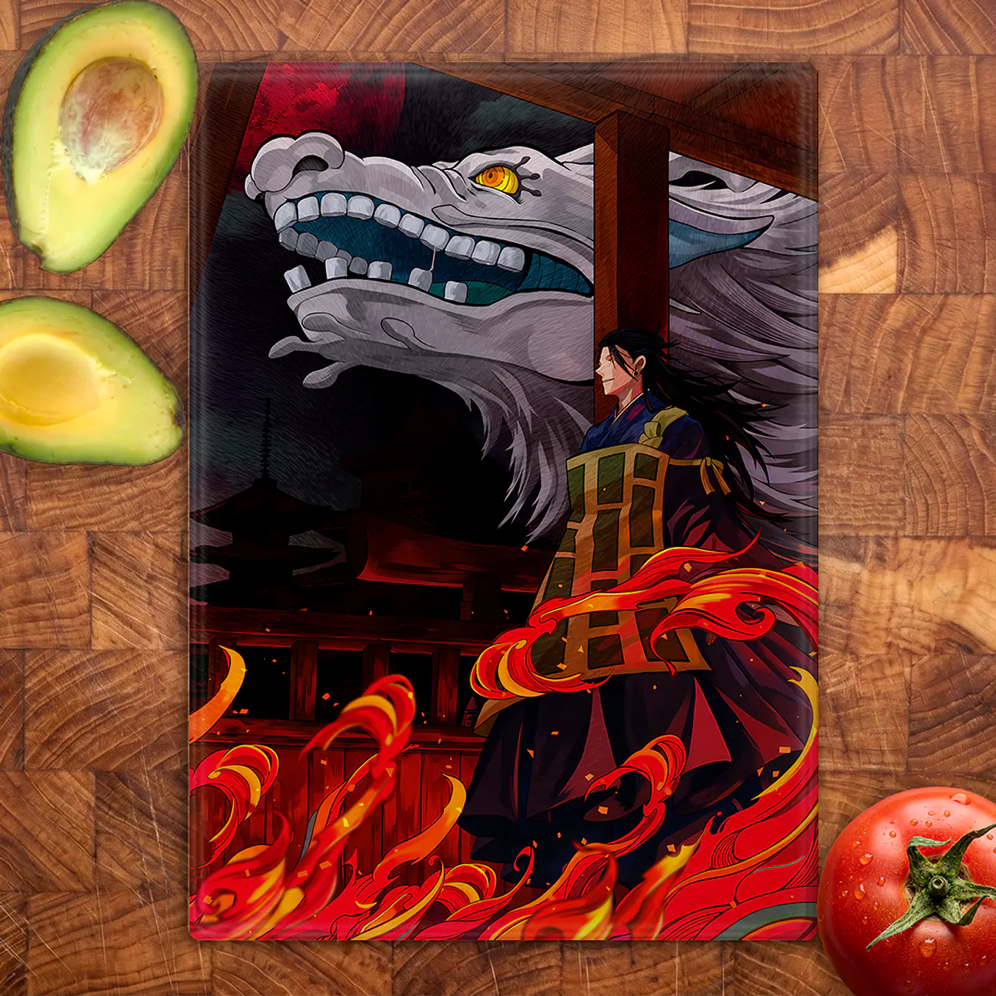 Tabla de cocina - Diseño Geto y Espíritu Maldito 2