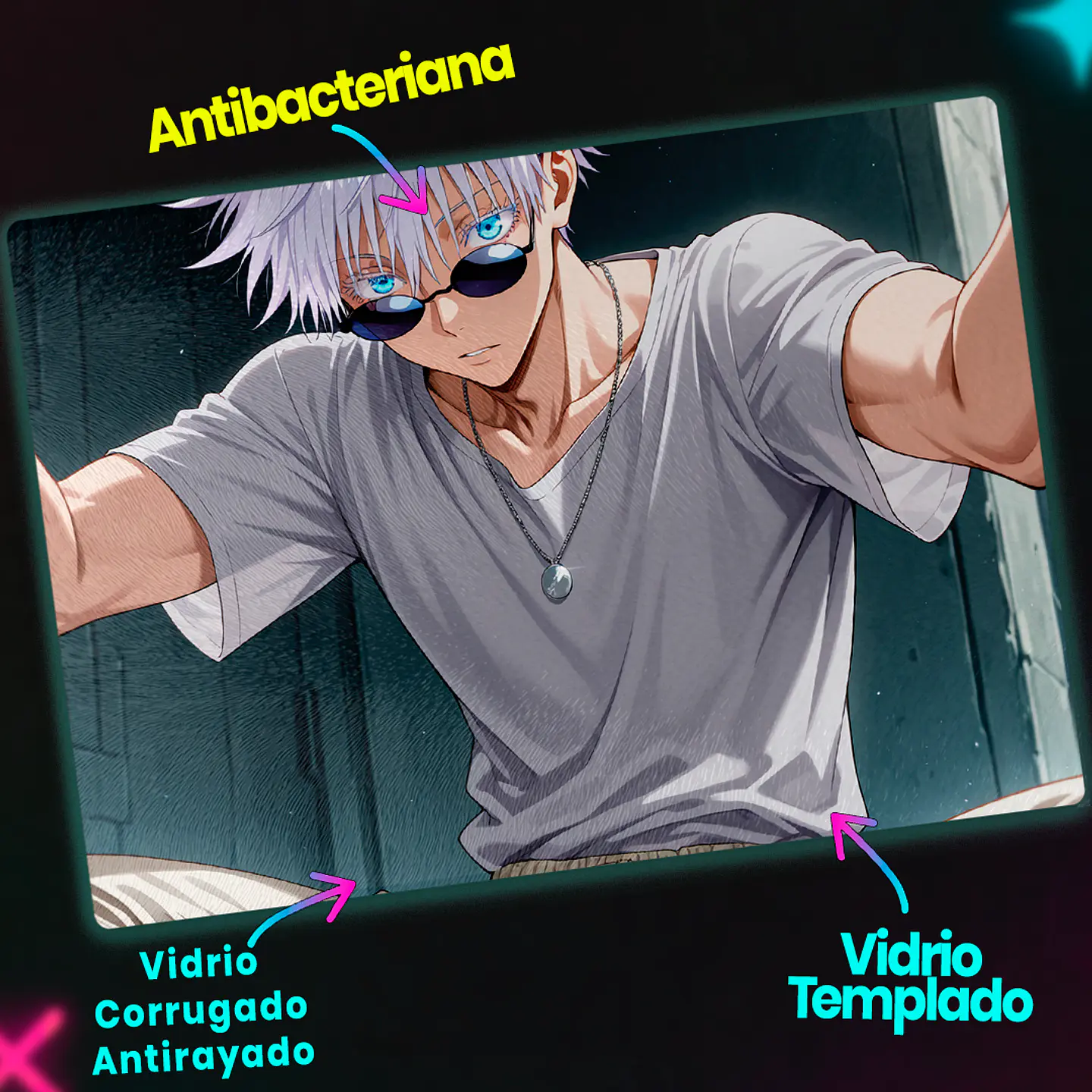 Tabla de cocina - Diseño Gojo Mirada Infinita 3