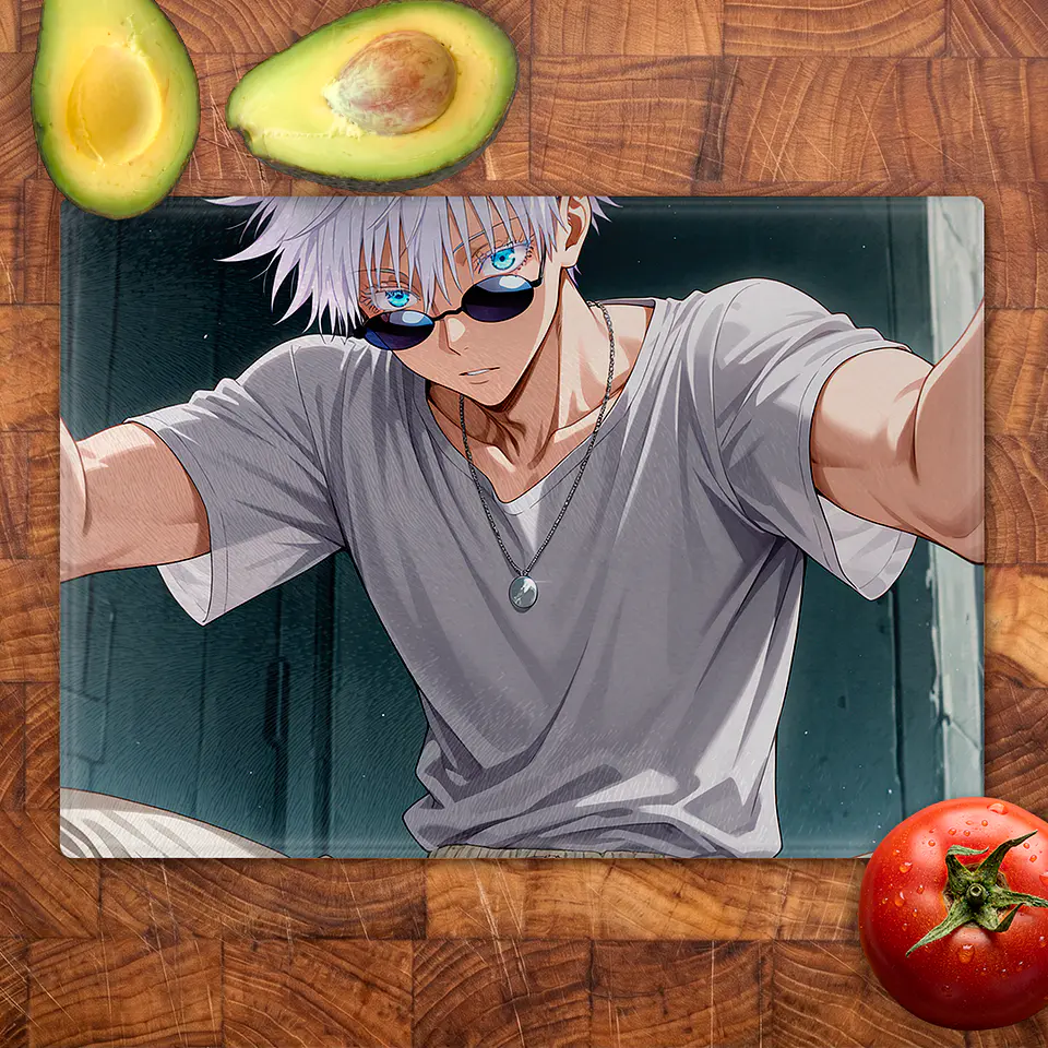 Tabla de cocina - Diseño Gojo Mirada Infinita 2