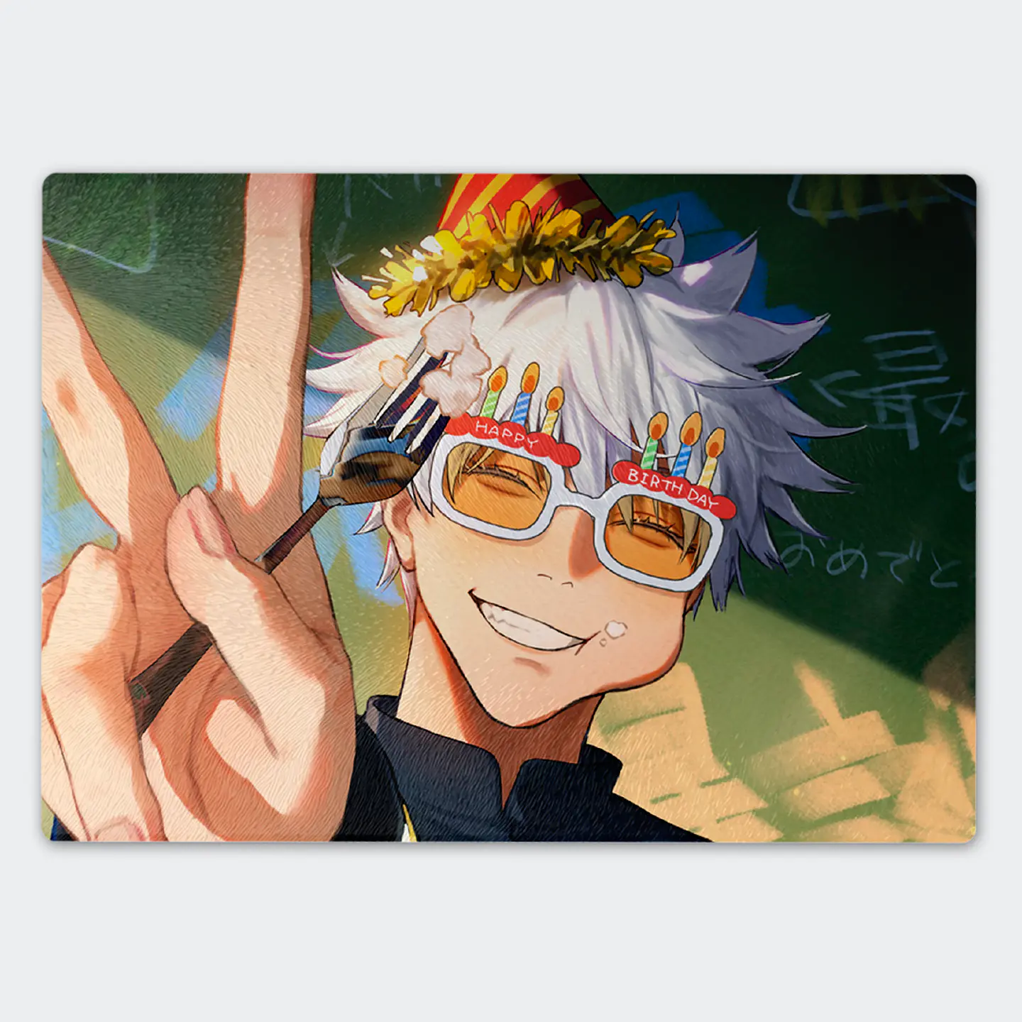 Tabla de cocina - Diseño Gojo Birthday Party 1