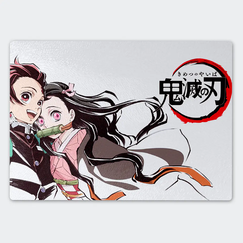 Tabla de cocina - Diseño Tanjiro y Nezuko Vínculo 1