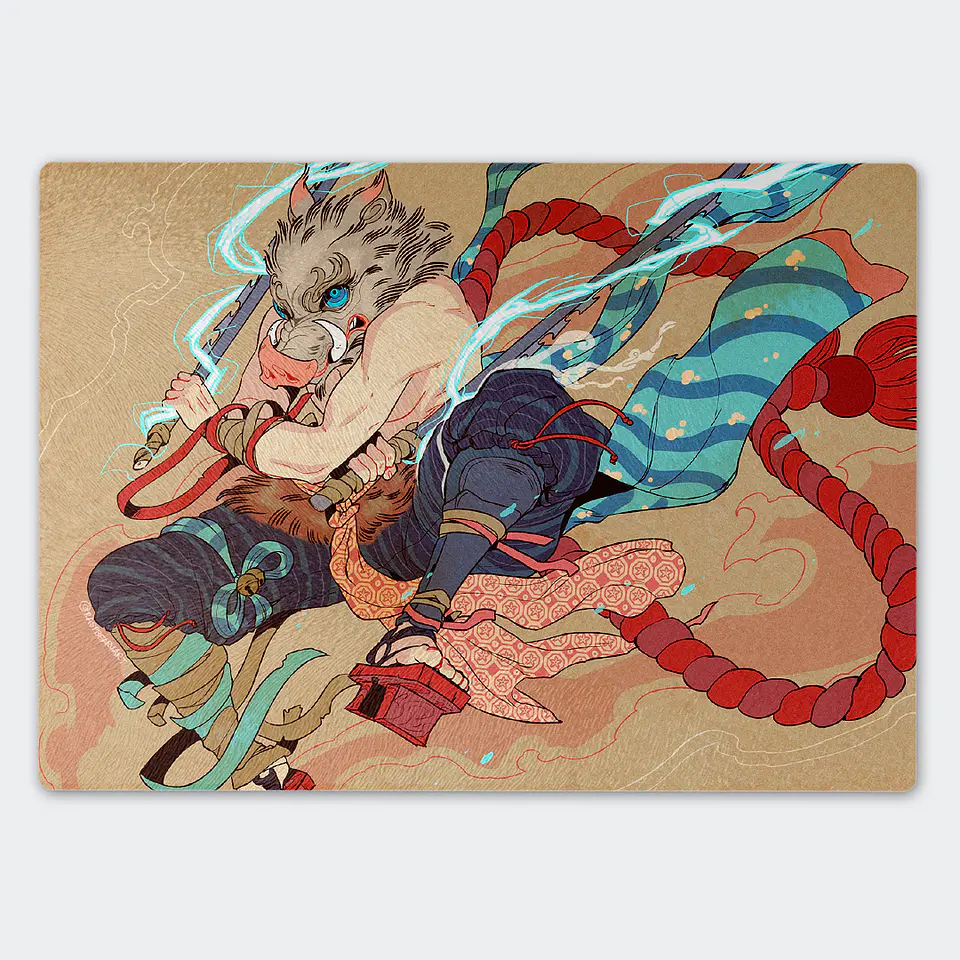 Tabla de cocina - Diseño Inosuke Estilo Ancestral 1