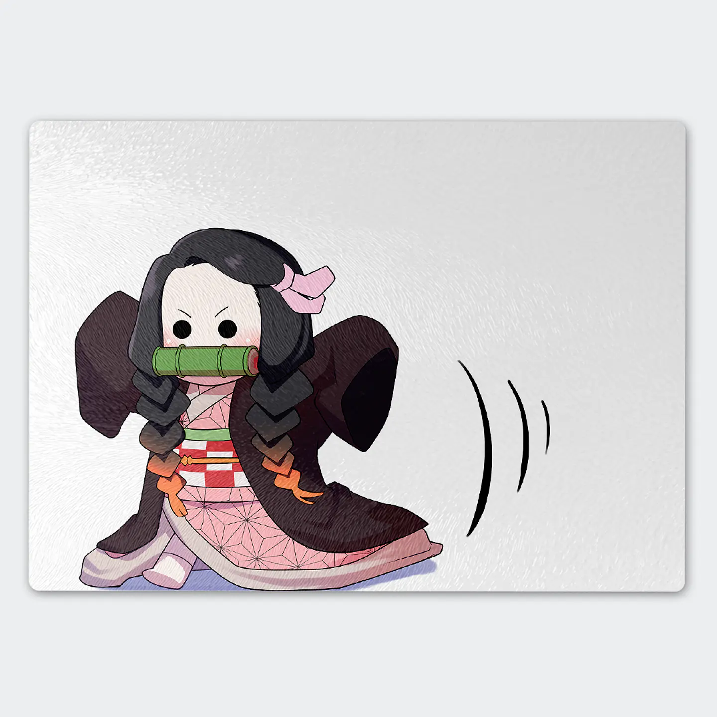 Tabla de cocina - Diseño Nezuko Chibi Run 1