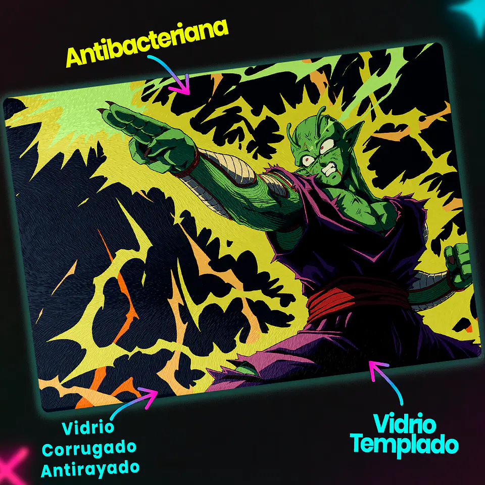 Tabla de cocina - Diseño Piccolo Makankosappo Blast 3