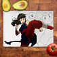 Tabla de cocina - Diseño Milk Martial Arts - Miniatura 2