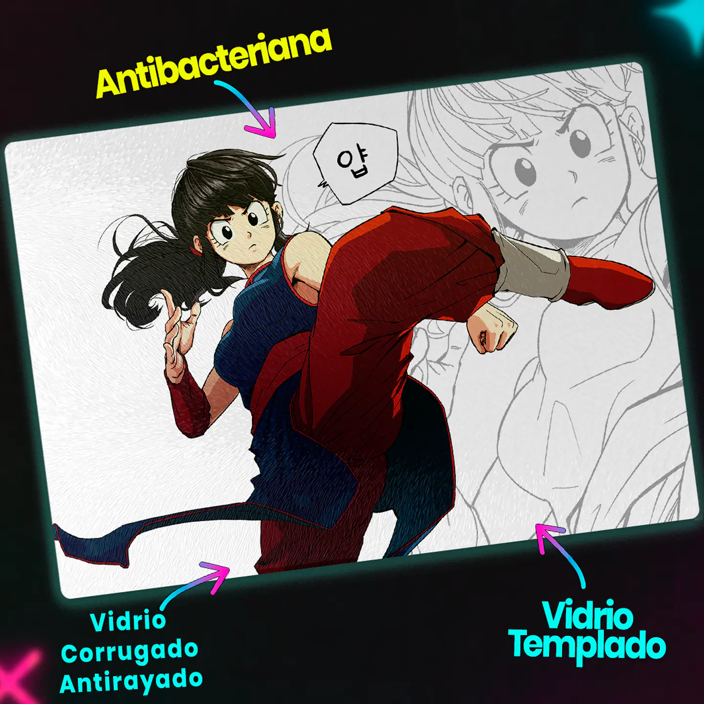 Tabla de cocina - Diseño Milk Martial Arts 3