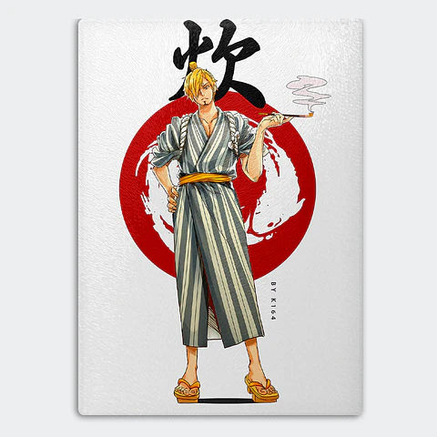 Tabla de cocina - Diseño Sanji Wano Ronin