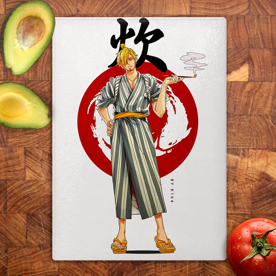 Tabla de cocina - Diseño Sanji Wano Ronin 2