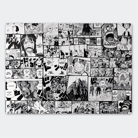 Tabla de cocina - Diseño One Piece Manga