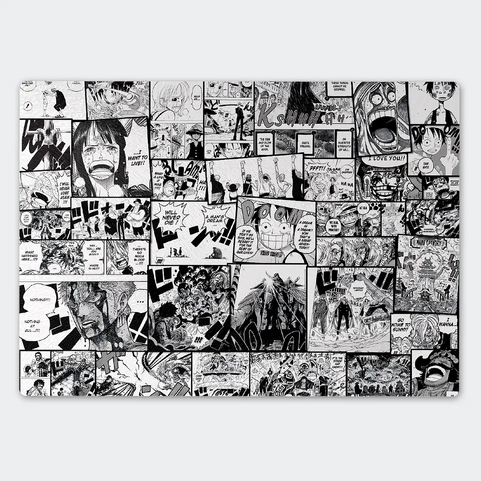 Tabla de cocina - Diseño One Piece Manga 1
