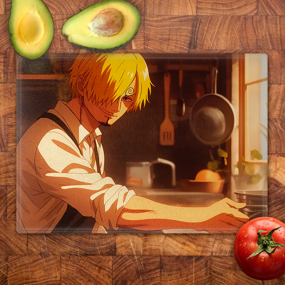 Tabla de cocina - Diseño Sanji Chef del Baratie 2