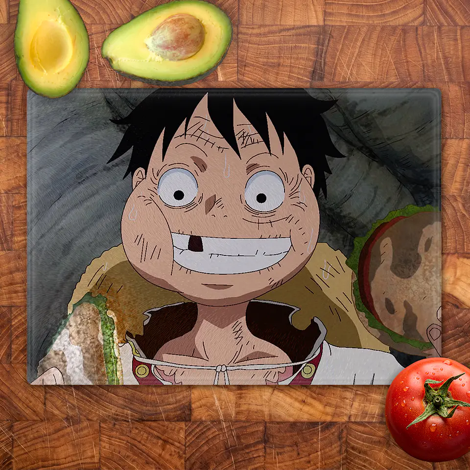 Tabla de cocina - Diseño Luffy Hambre de Victoria 2