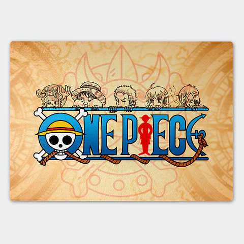 Tabla de cocina - Diseño One Piece Nakamas