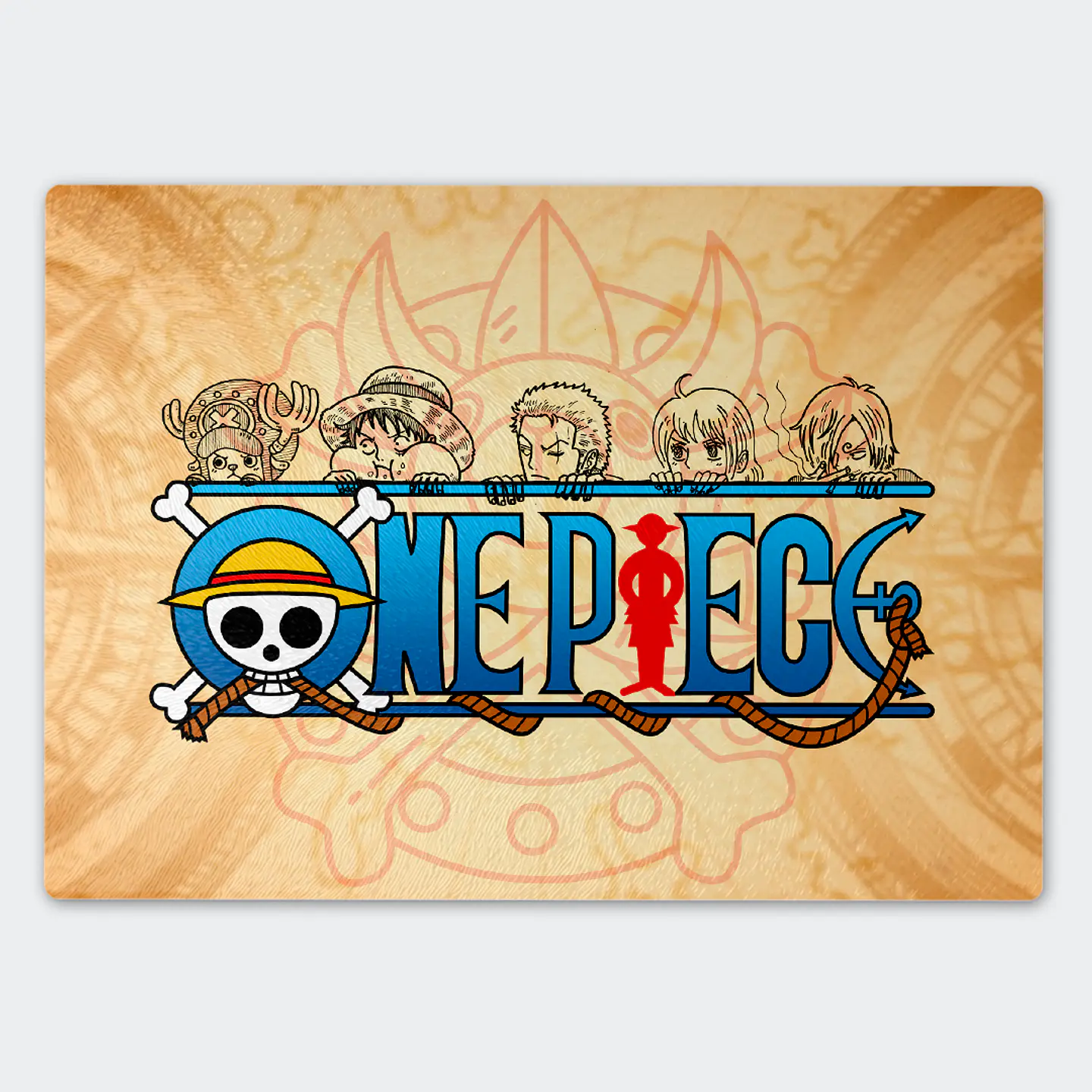 Tabla de cocina - Diseño One Piece Nakamas 1
