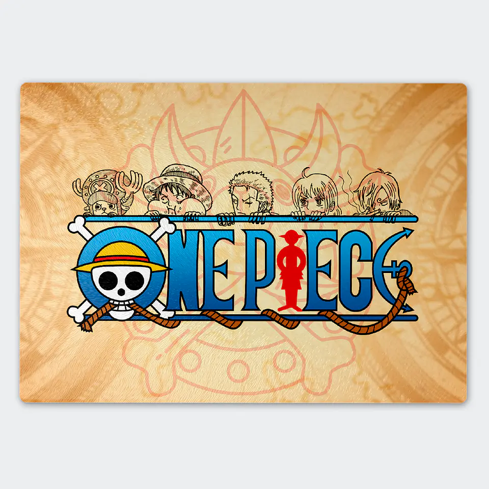 Tabla de cocina - Diseño One Piece Nakamas 1