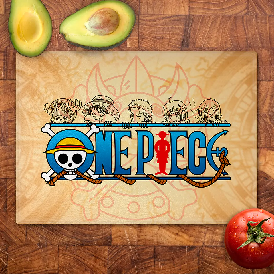 Tabla de cocina - Diseño One Piece Nakamas 2