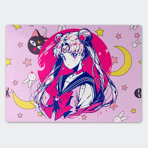 Tabla de cocina - Diseño Sailor Moon Princesa Lunar