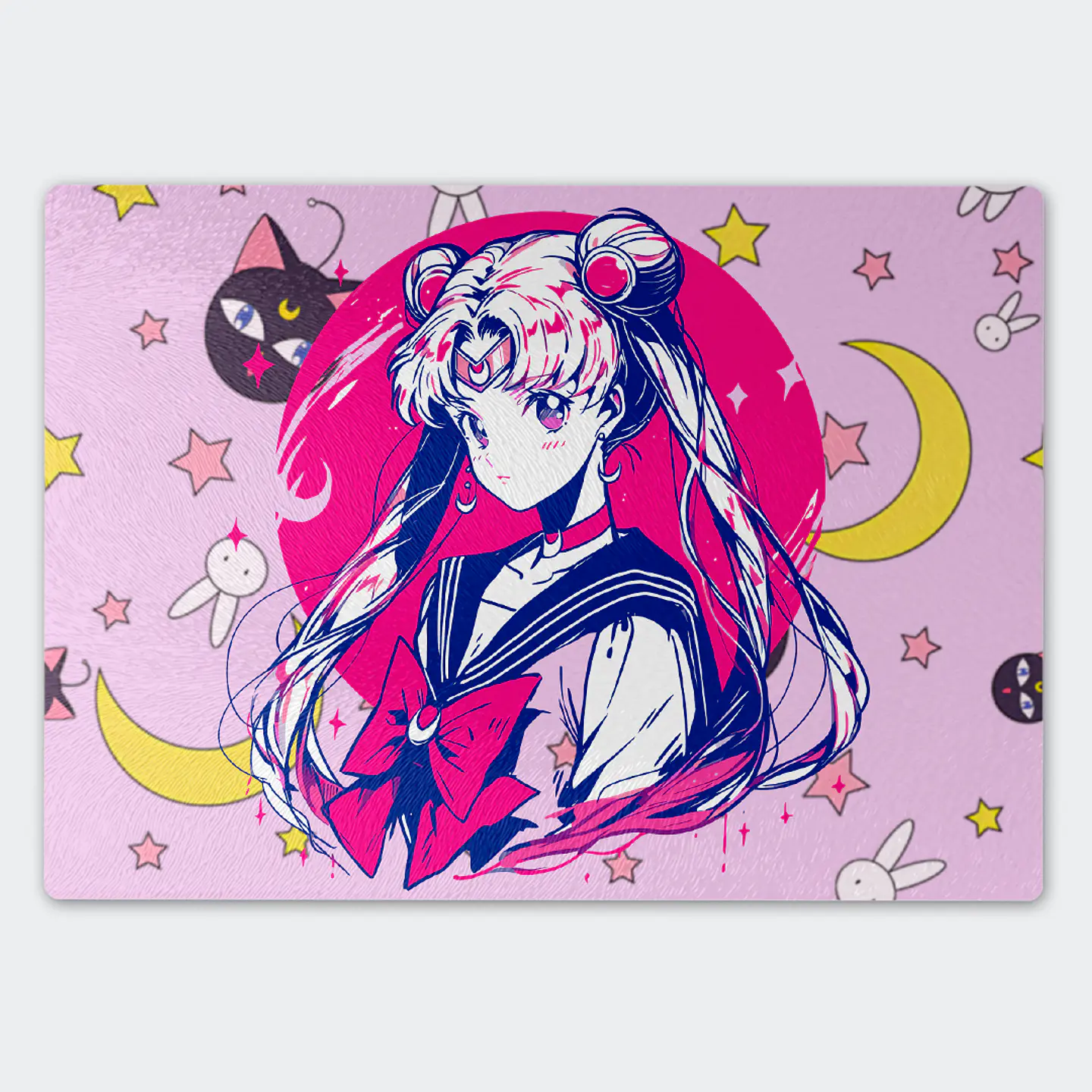 Tabla de cocina - Diseño Sailor Moon Princesa Lunar 1