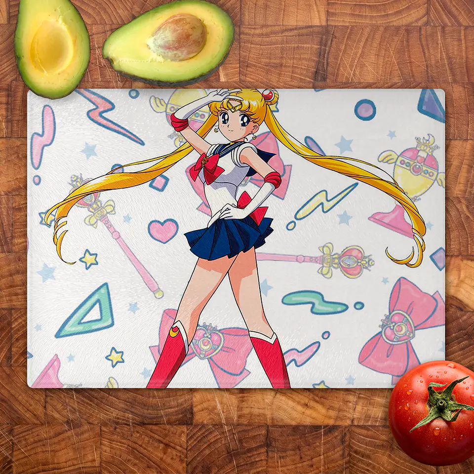 Tabla de cocina - Diseño Sailor Moon Prism Power 2
