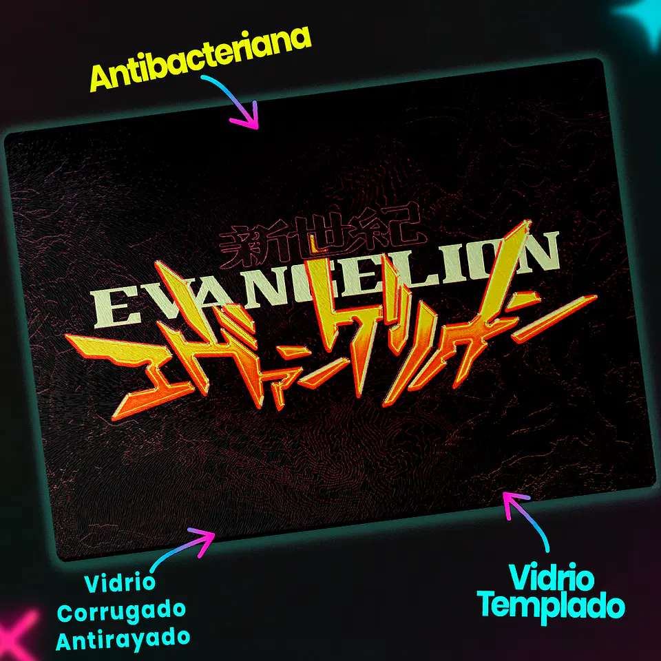 Tabla de cocina - Diseño Evangelion Classic Logo 3