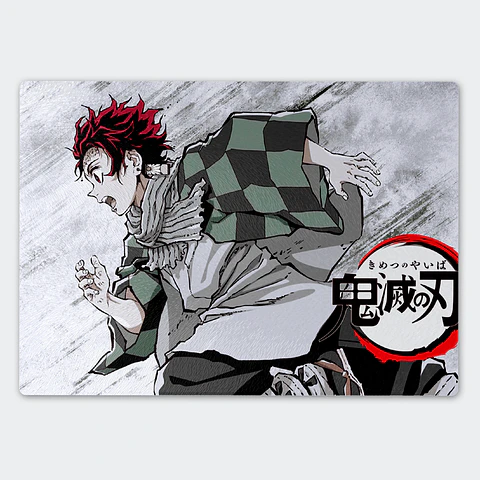 Tabla de cocina - Diseño Tanjiro Kamado Water Hashira