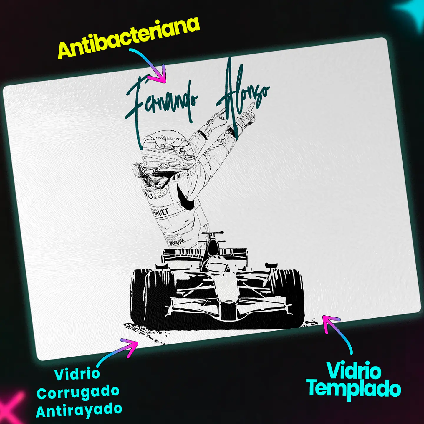 Tabla de cocina - Diseño Fernando Alonso Victory 3