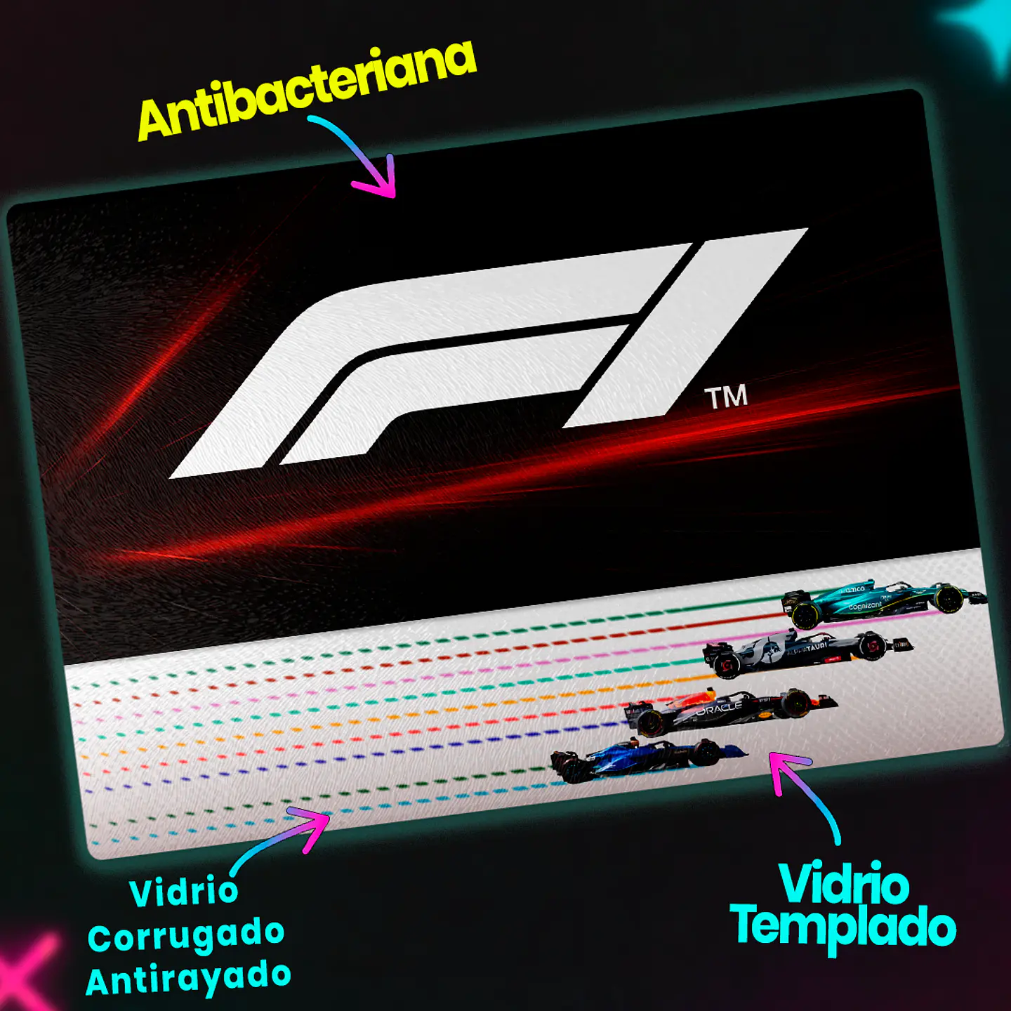 Tabla de cocina - Diseño F1 Speed Track 3