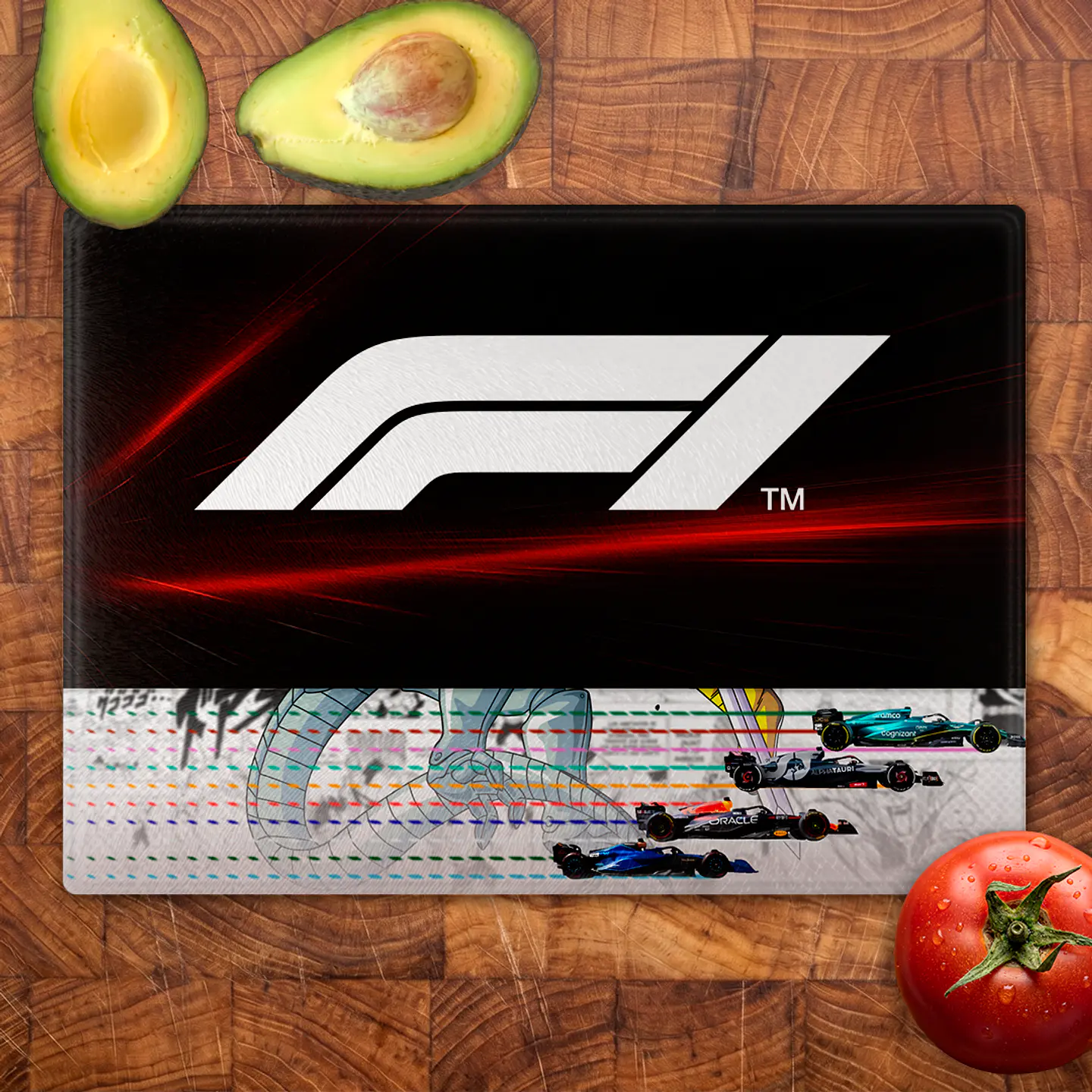 Tabla de cocina - Diseño F1 Speed Track 2