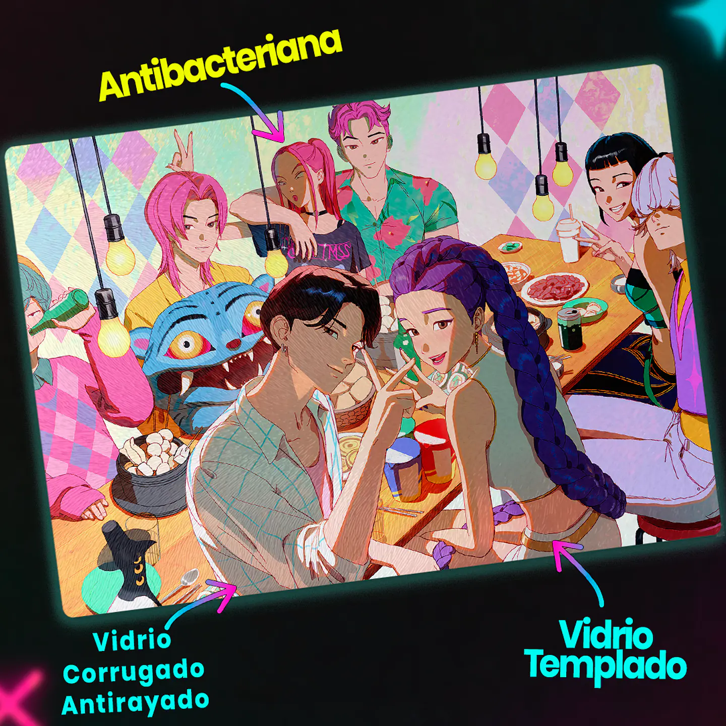 Tabla de cocina - Diseño Huntrix & Saja Boys 3