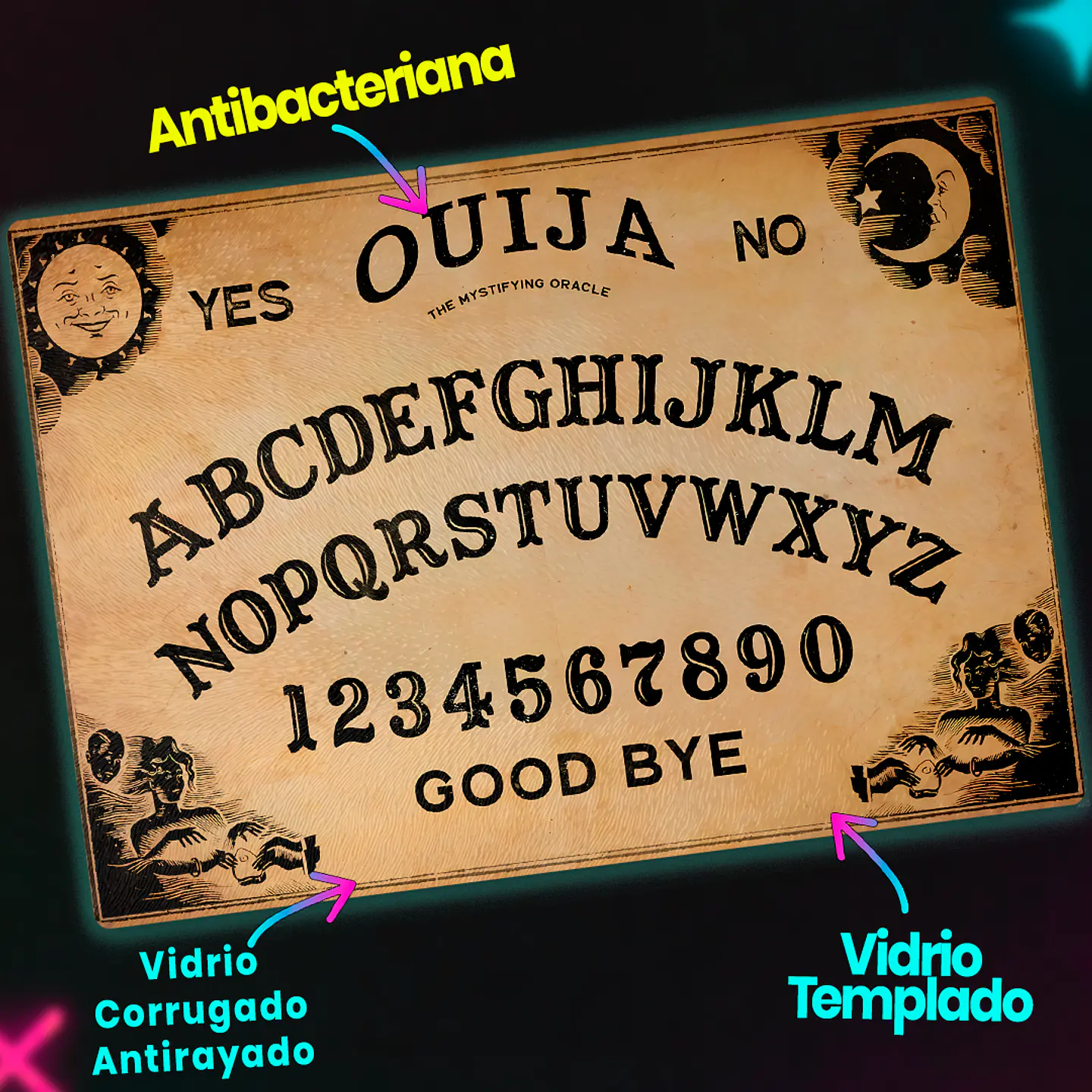 Tabla de cocina - Diseño Ouija 3