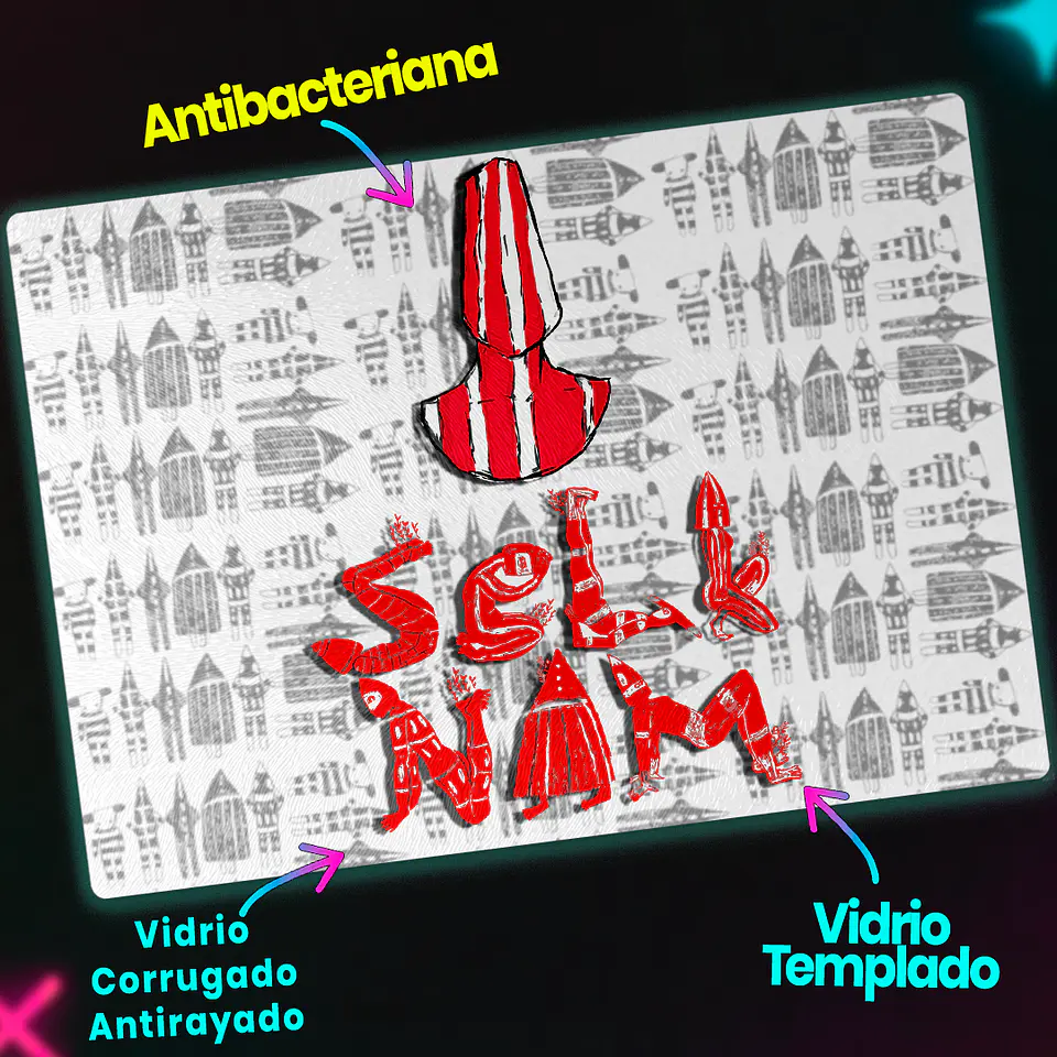 Tabla de cocina - Diseño Selk’nam 3