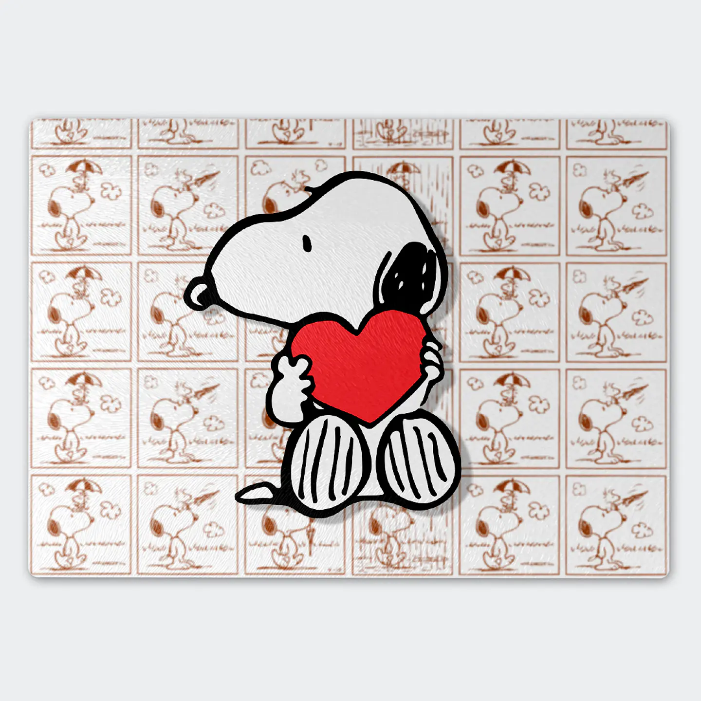 Tabla de cocina - Diseño Snoopy Heart & Comics 1