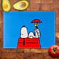 Tabla de cocina - Diseño Snoopy & Woodstock Sky Blue - Miniatura 2