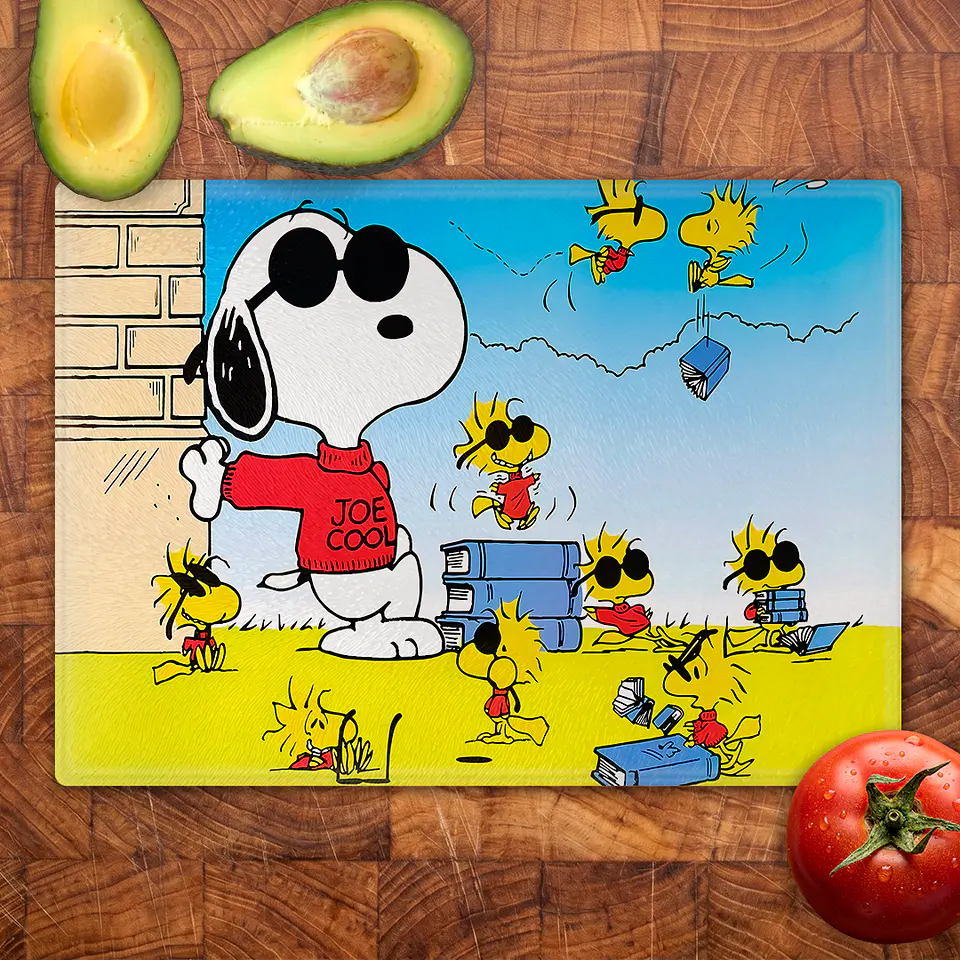 Tabla de cocina - Diseño Joe Cool & Woodstock Friends 2