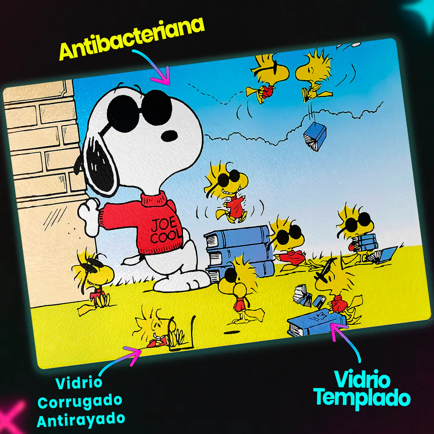 Tabla de cocina - Diseño Joe Cool & Woodstock Friends 3