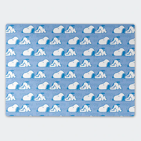 Tabla de cocina - Diseño Snoopy Relax Azul