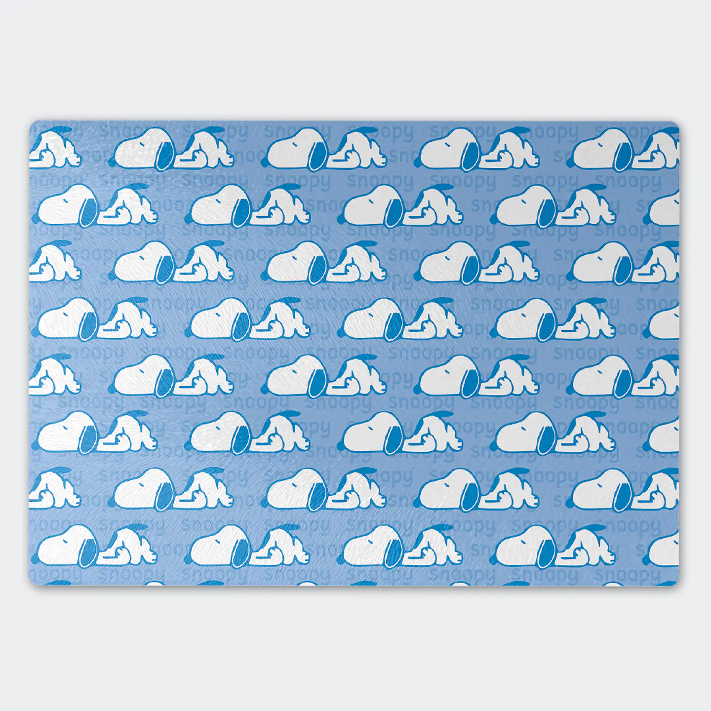 Tabla de cocina - Diseño Snoopy Relax Azul 1