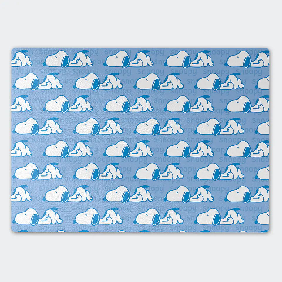 Tabla de cocina - Diseño Snoopy Relax Azul 1