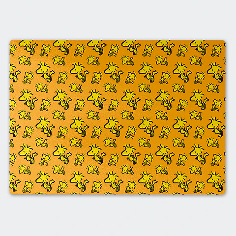 Tabla de cocina - Diseño Woodstock Pattern Amarillo