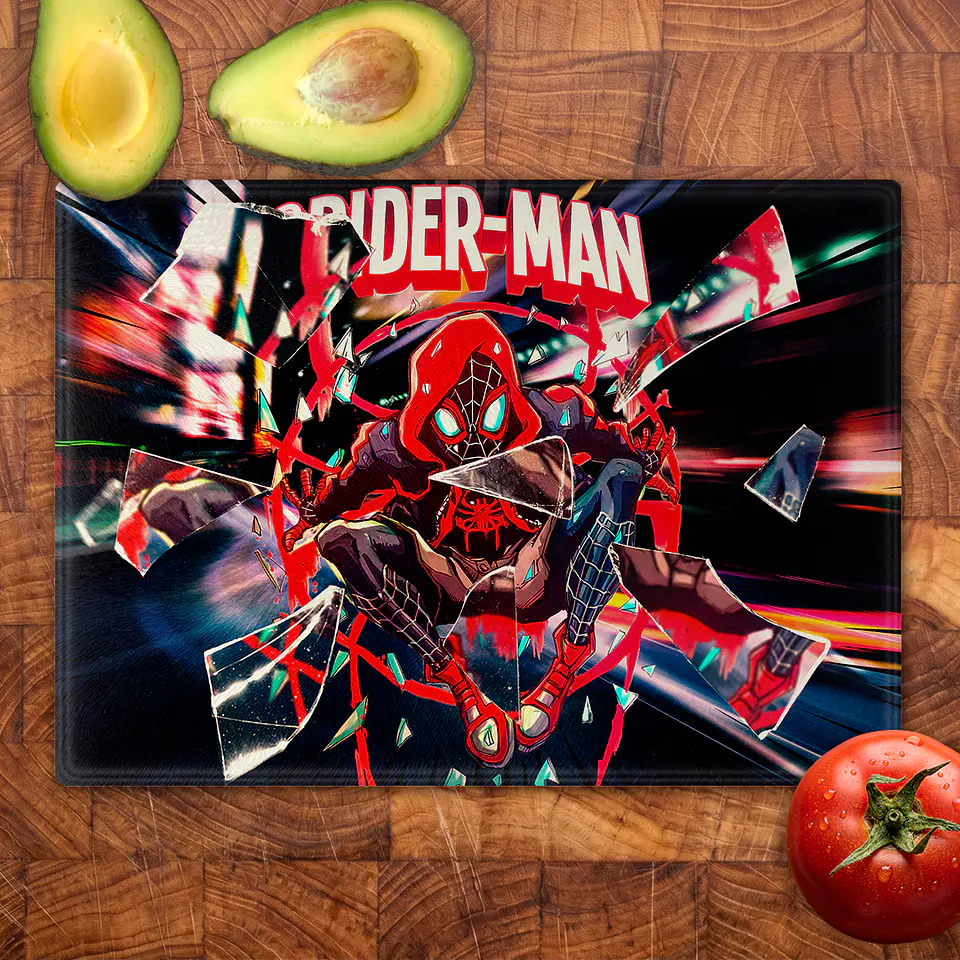Tabla de cocina - Diseño Spider-Man Miles Morales Shatter 2