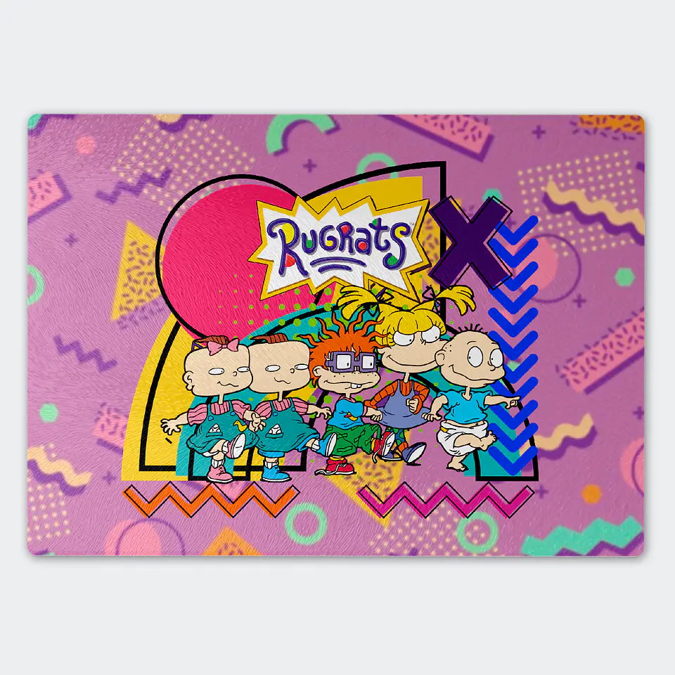 Tabla de cocina - Diseño Rugrats Purple Gang 1