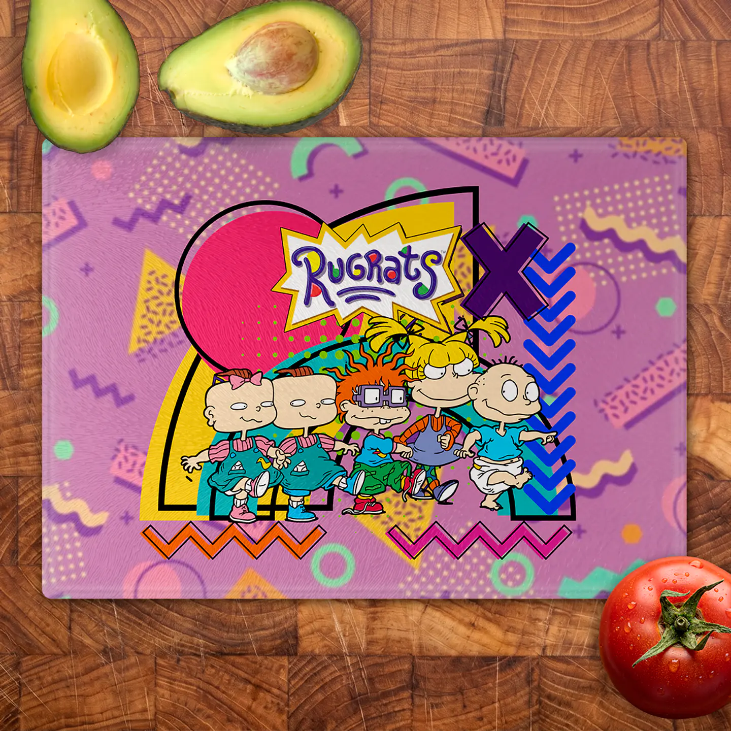 Tabla de cocina - Diseño Rugrats Purple Gang 2