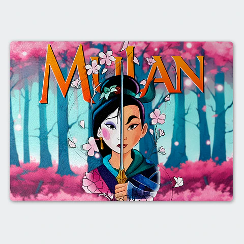 Tabla de cocina - Diseño Mulán Reflection