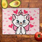 Tabla de cocina - Diseño Marie Lovely Hearts - Miniatura 2