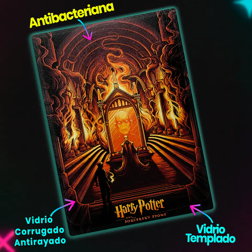 Tabla de cocina - Diseño Harry Potter y la Piedra Filosofal 3