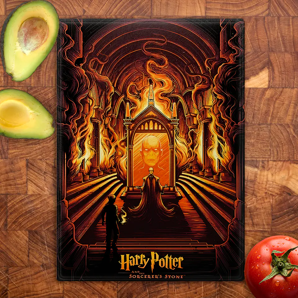 Tabla de cocina - Diseño Harry Potter y la Piedra Filosofal 2